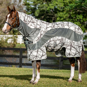 Horseware Amigo 3-in-1 CamoFly Plus Fly Sheet in Grey (Fly Rug + Turnout Rug)