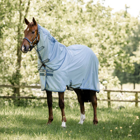 Horseware Amigo Bug Rug Plus Fly Sheet in Heather Blue & Silver