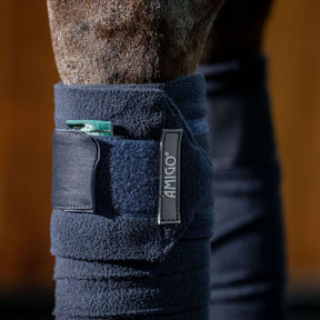 Horseware Amigo Fleece Bandages in Navy