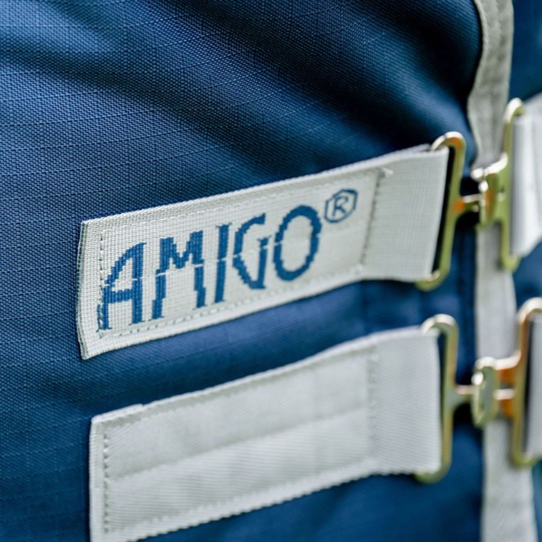 Horseware Amigo Ripstop 900D Light Turnout Rug in Navy & Titanium Grey (50g)