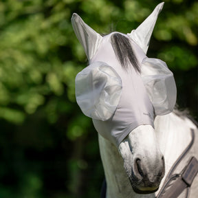 Horseware Defense Fly Mask in Silver