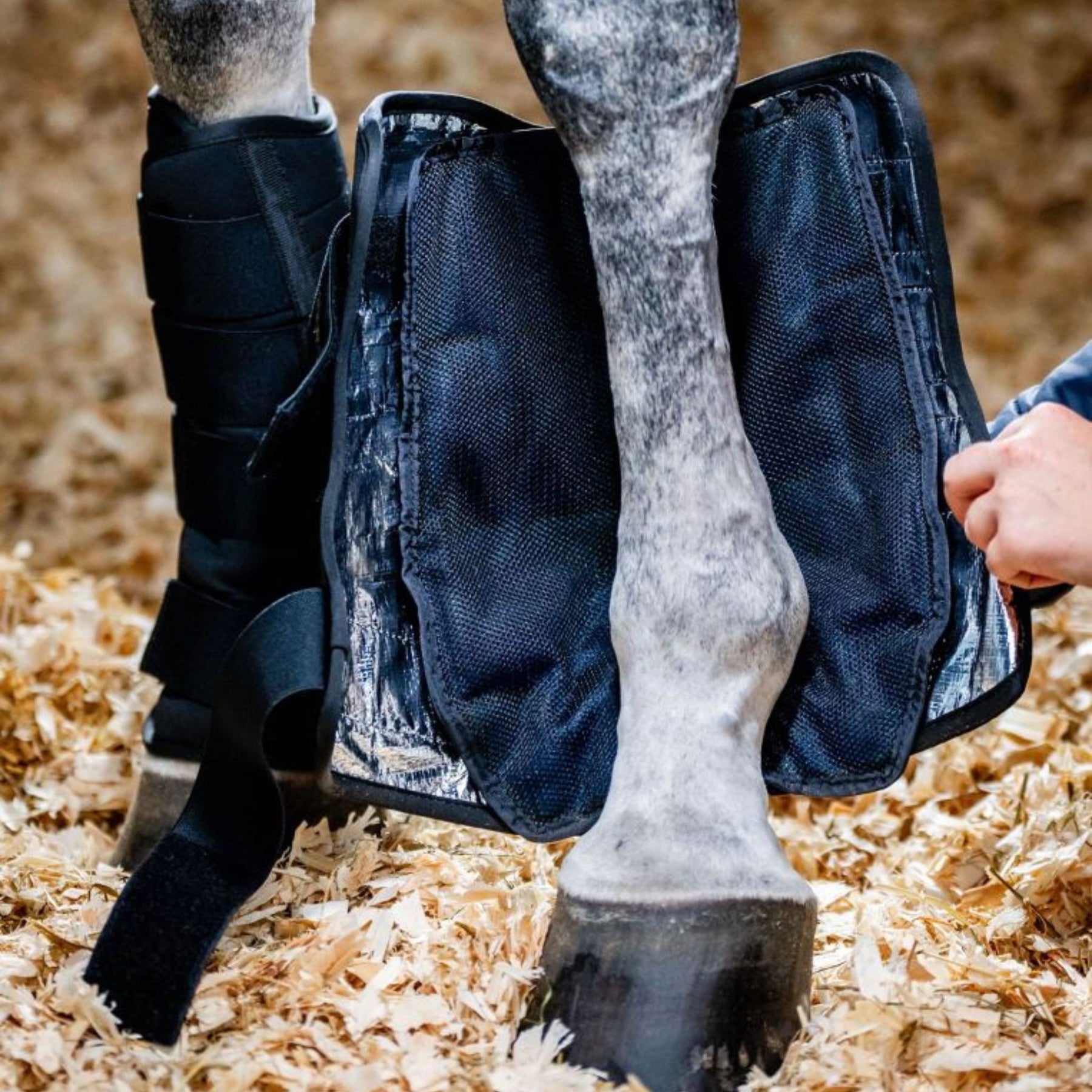 Horseware Ice Gel Stable Boots in Black