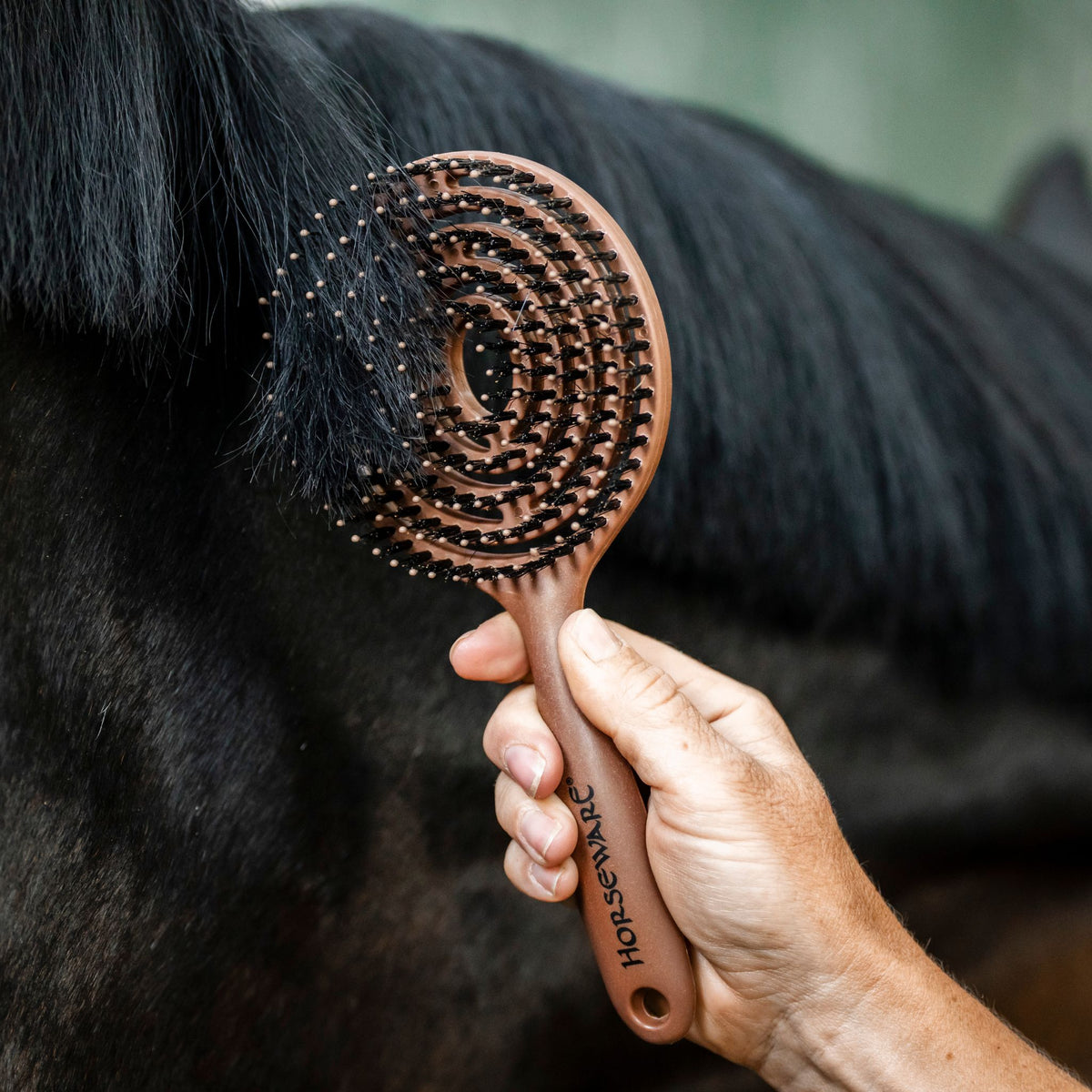 Horseware Mane And Tail Brush Wood
