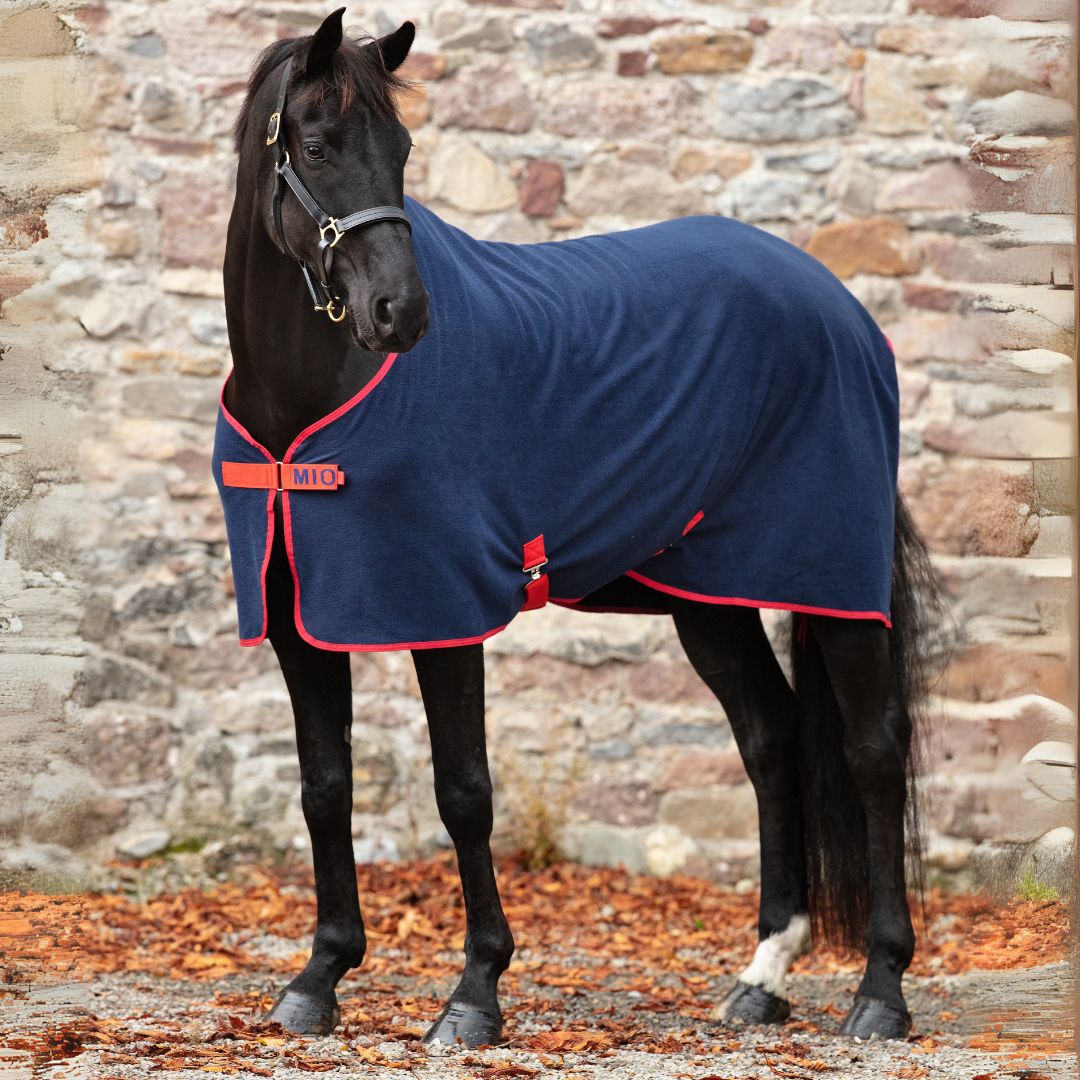 Horseware Mio Fleece in Navy & Red