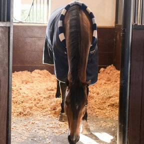 Horseware Newmarket Cosy Light Stable Rug in Whitney Navy (100g)