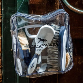 Horseware Newmarket Grooming Brush Set in Navy