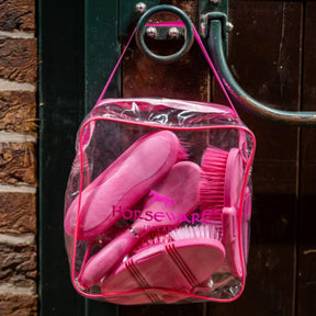 Horseware Newmarket Grooming Brush Set in Witney Pink