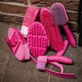 Horseware Newmarket Grooming Brush Set in Witney Pink