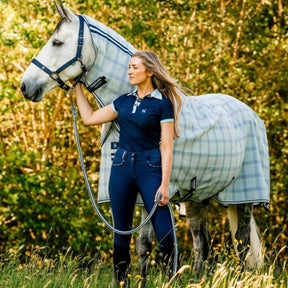 Horseware Newmarket Plus Fly Rug in Whitney & Navy