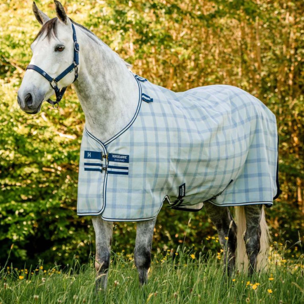 Horseware Newmarket Plus Pony Fly Rug in Whitney & Navy
