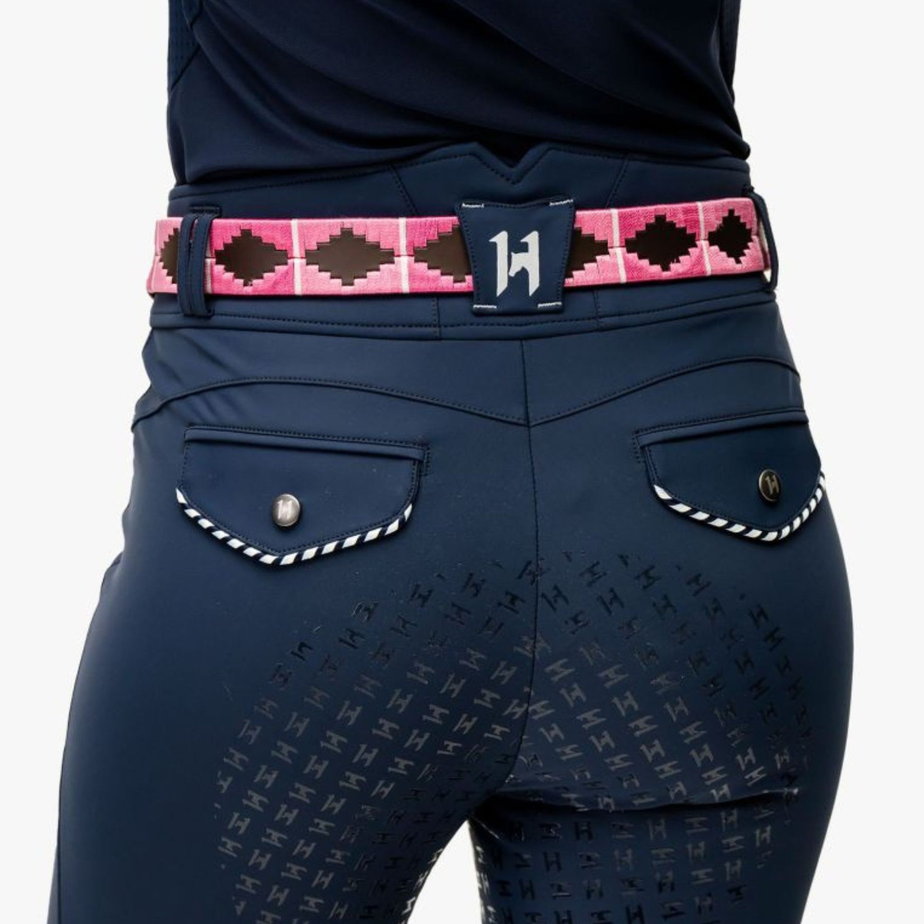 Horseware Newmarket Polo Belt in Pink