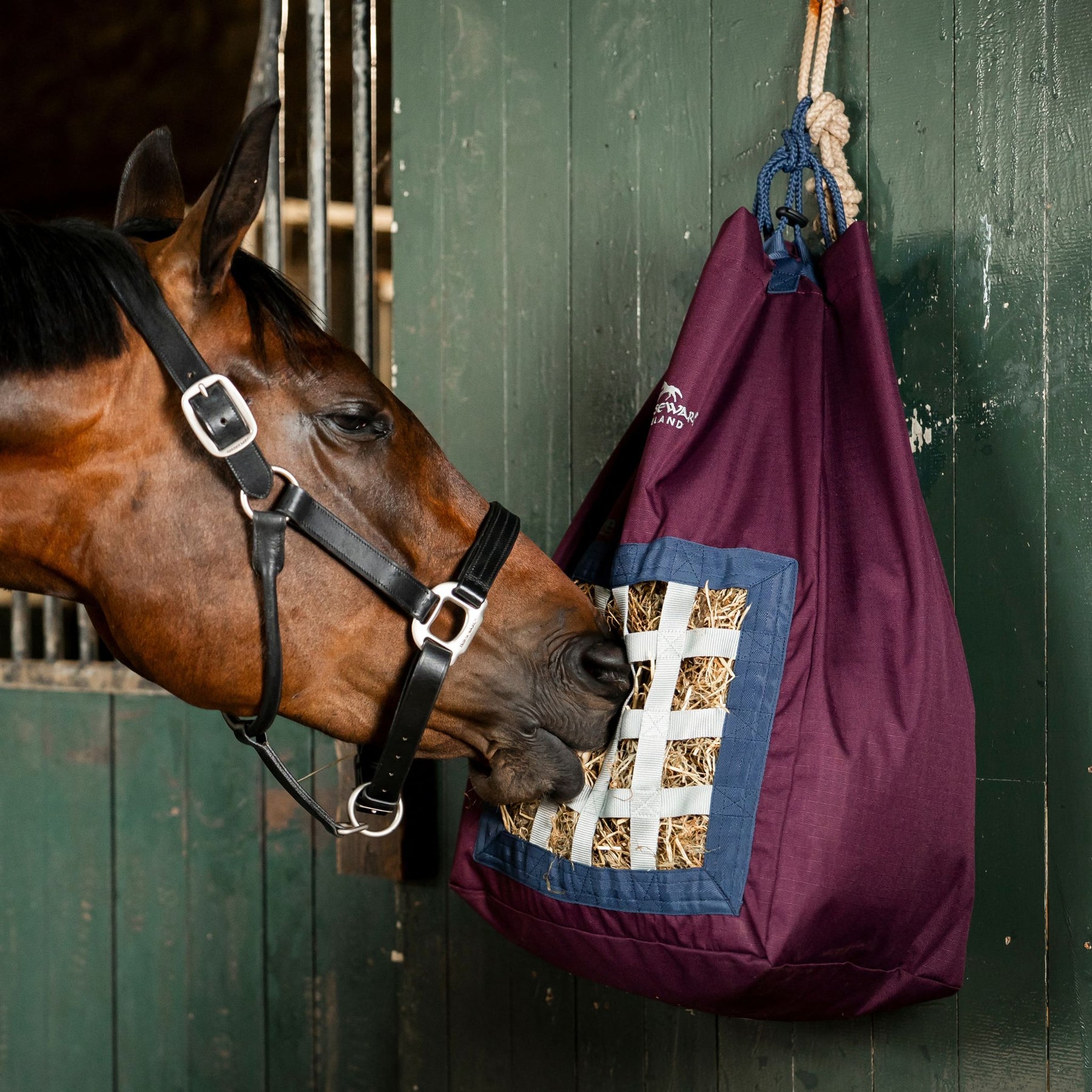 Horseware Revive Hay Bag in Fig & Navy