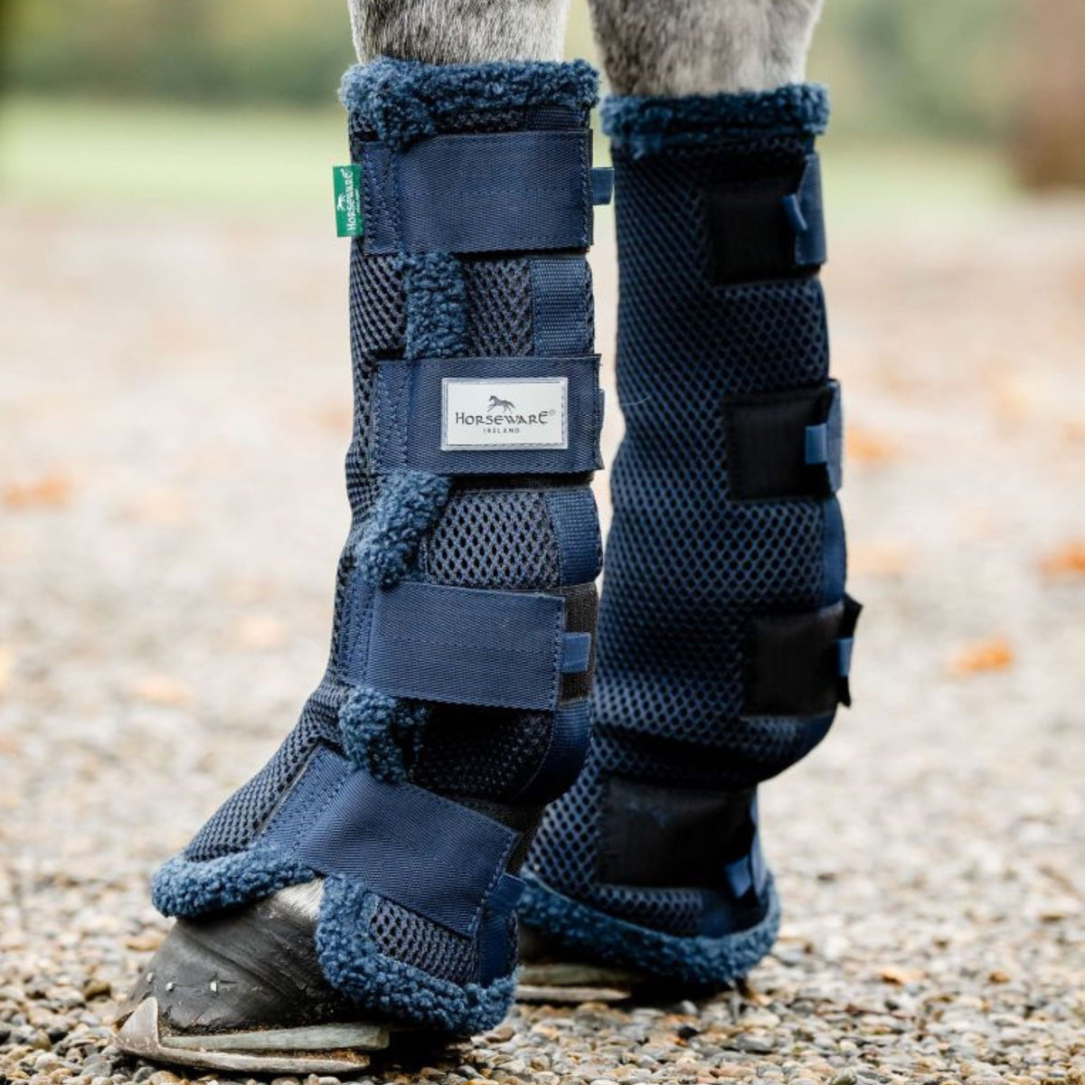 Horseware Show Ready Wraps in Navy & Silver