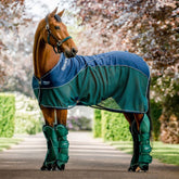 Horseware Signature Sport Cooler in Navy & Hunter Green (No Fill)
