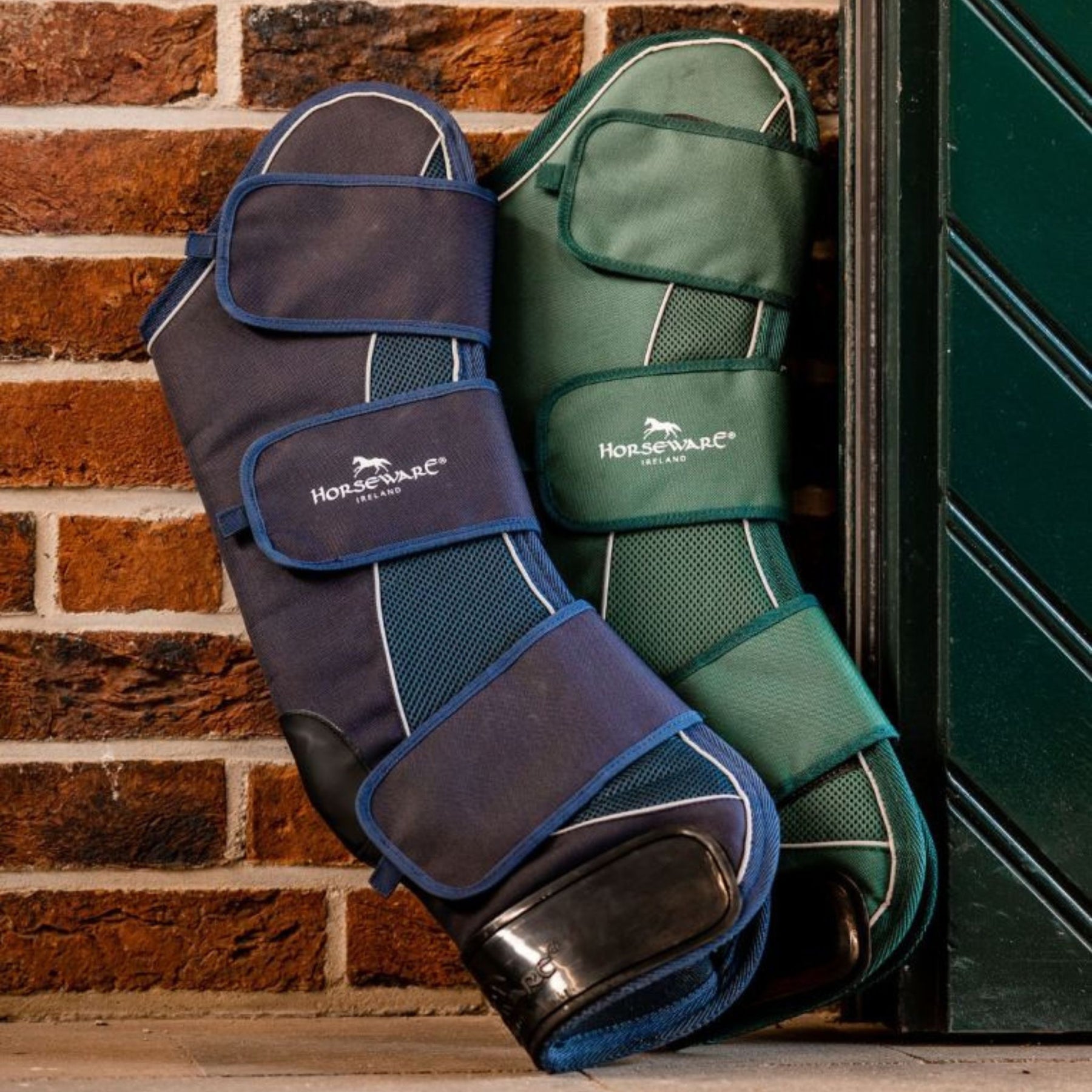 Horseware Signature Travel Boots in Hunter Green