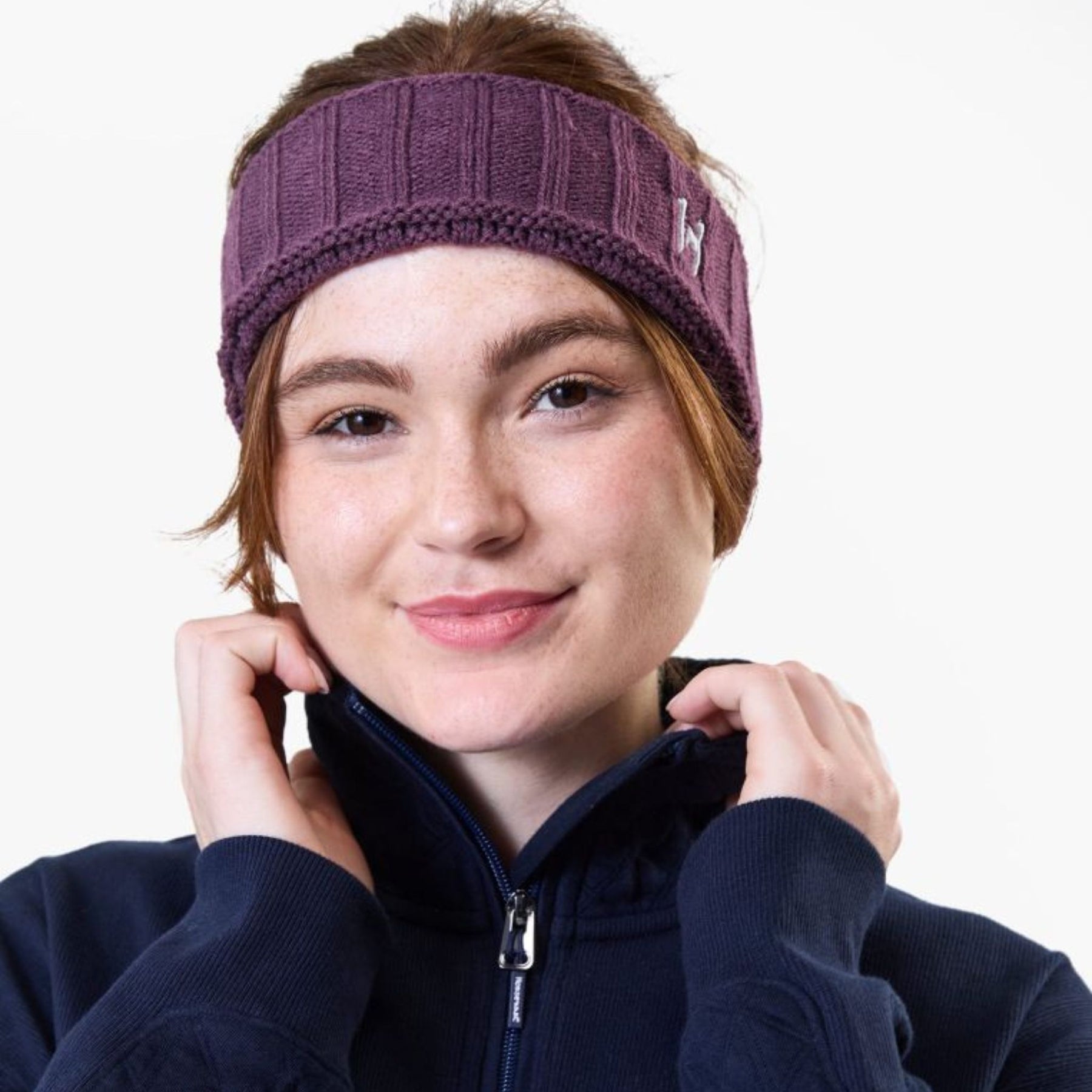 Horseware Swift Knitted Headband in Celestial Purple