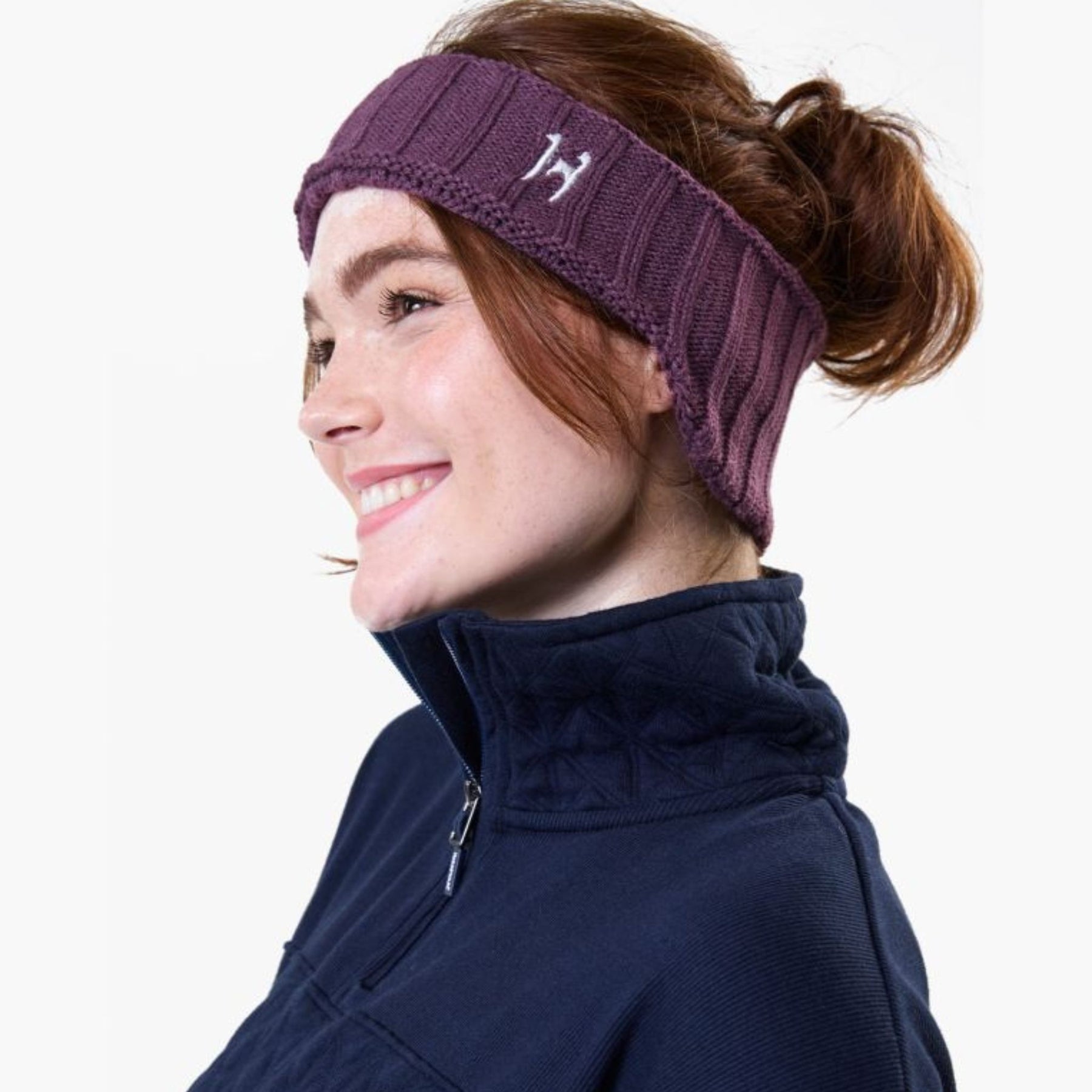 Horseware Swift Knitted Headband in Celestial Purple