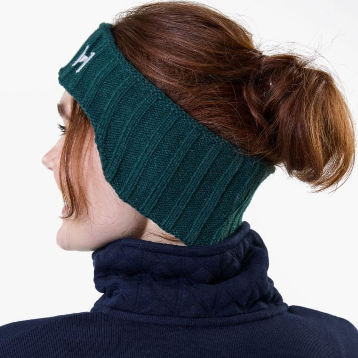 Horseware Swift Knitted Headband in Dynasty Green