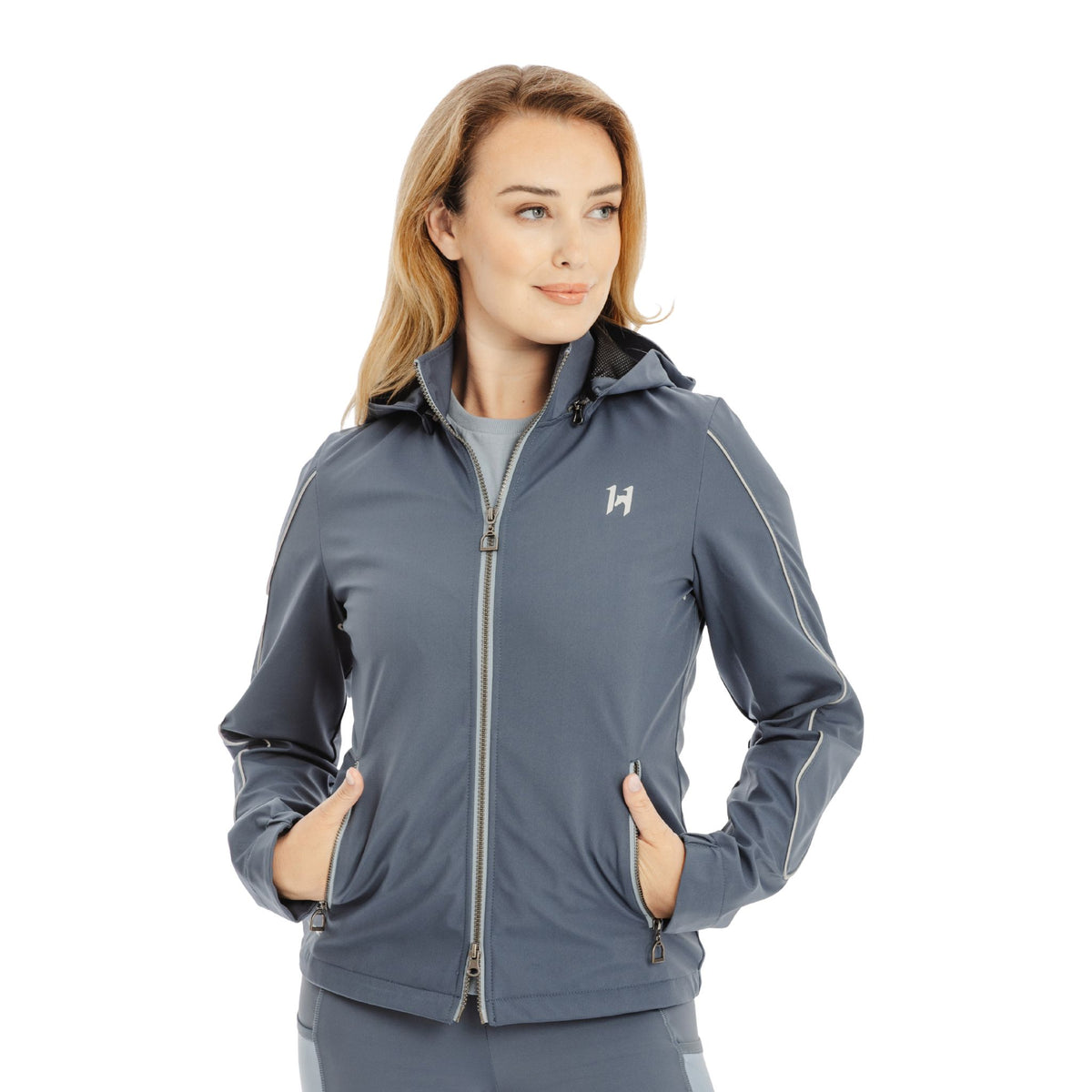 Horseware Women's Ascend Riding Jacket in Indigo Orchid