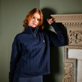 Horseware Women's Liberty Winter Jumper in Core Navy
