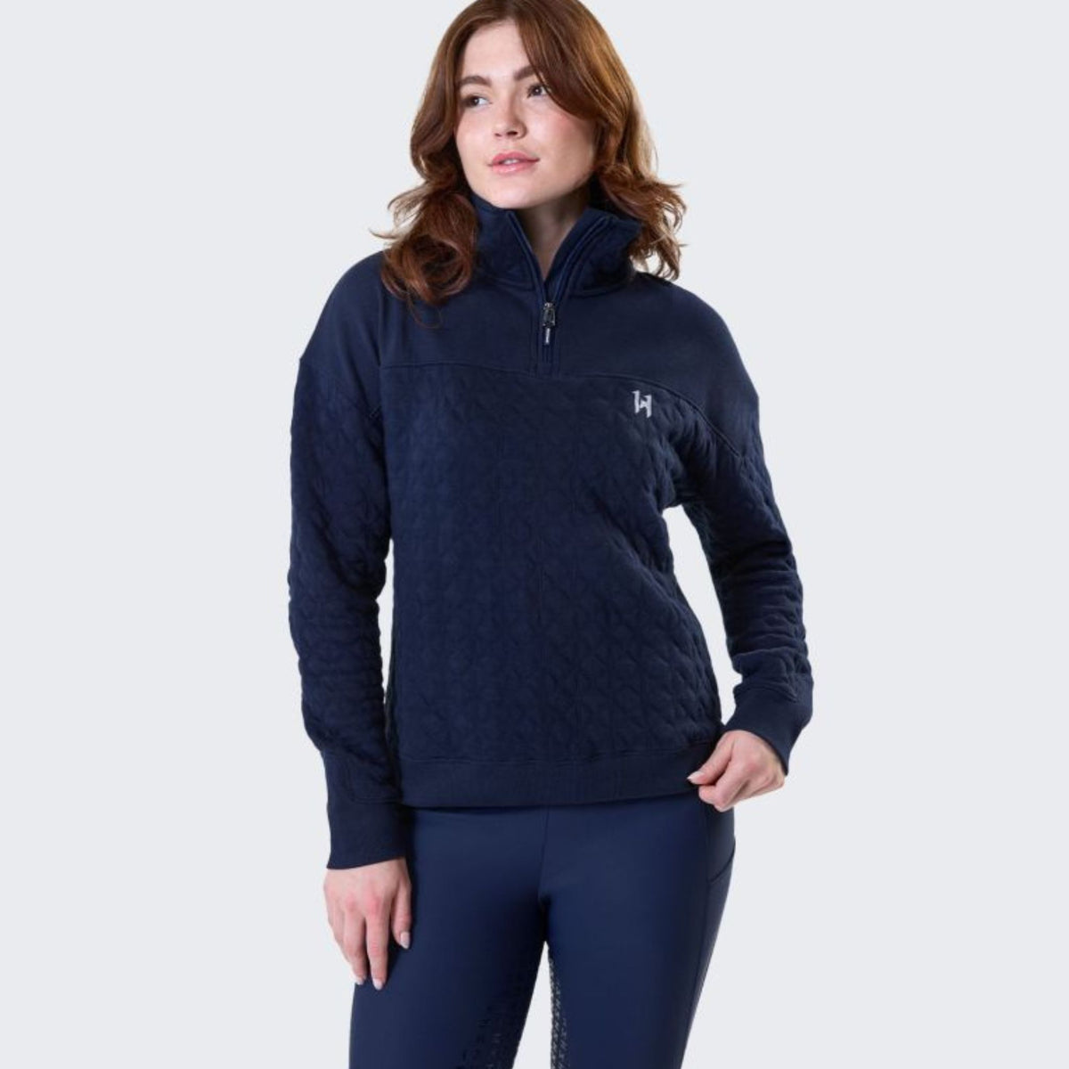 Horseware Women's Liberty Winter Jumper in Core Navy