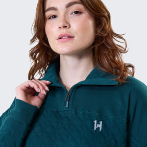 Horseware Women's Liberty Winter Jumper in Dynasty Green