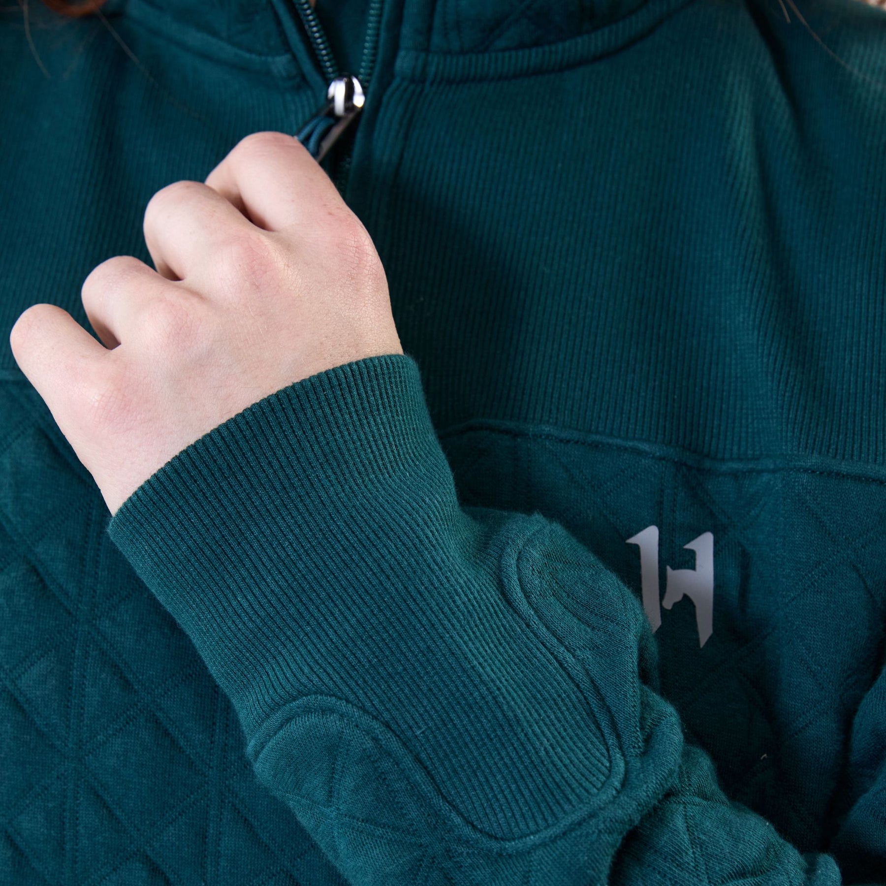 Horseware Women's Liberty Winter Jumper in Dynasty Green