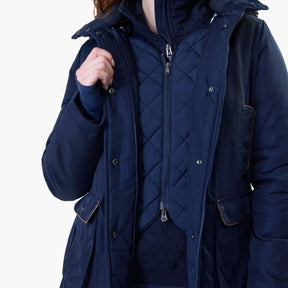 Horseware Women's Newmarket Coat in Navy