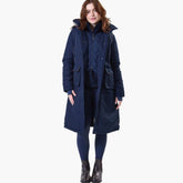 Horseware Women's Newmarket Coat in Navy