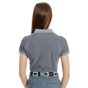 Horseware Women's Tech Polo Shirt in Indigo Orchid