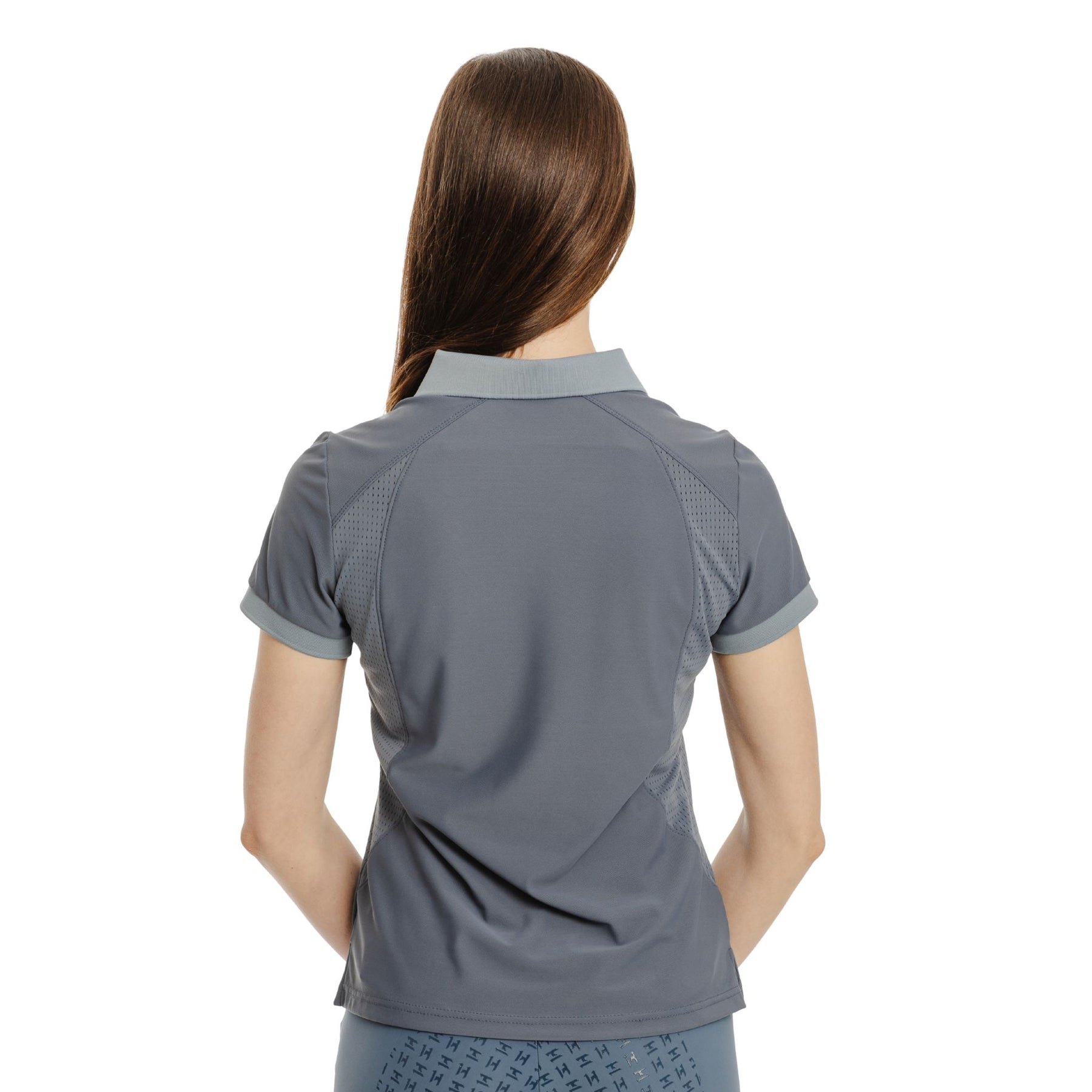 Horseware Women's Tech Polo Shirt in Indigo Orchid