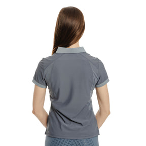 Horseware Women's Tech Polo Shirt in Indigo Orchid