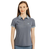 Horseware Women's Tech Polo Shirt in Indigo Orchid