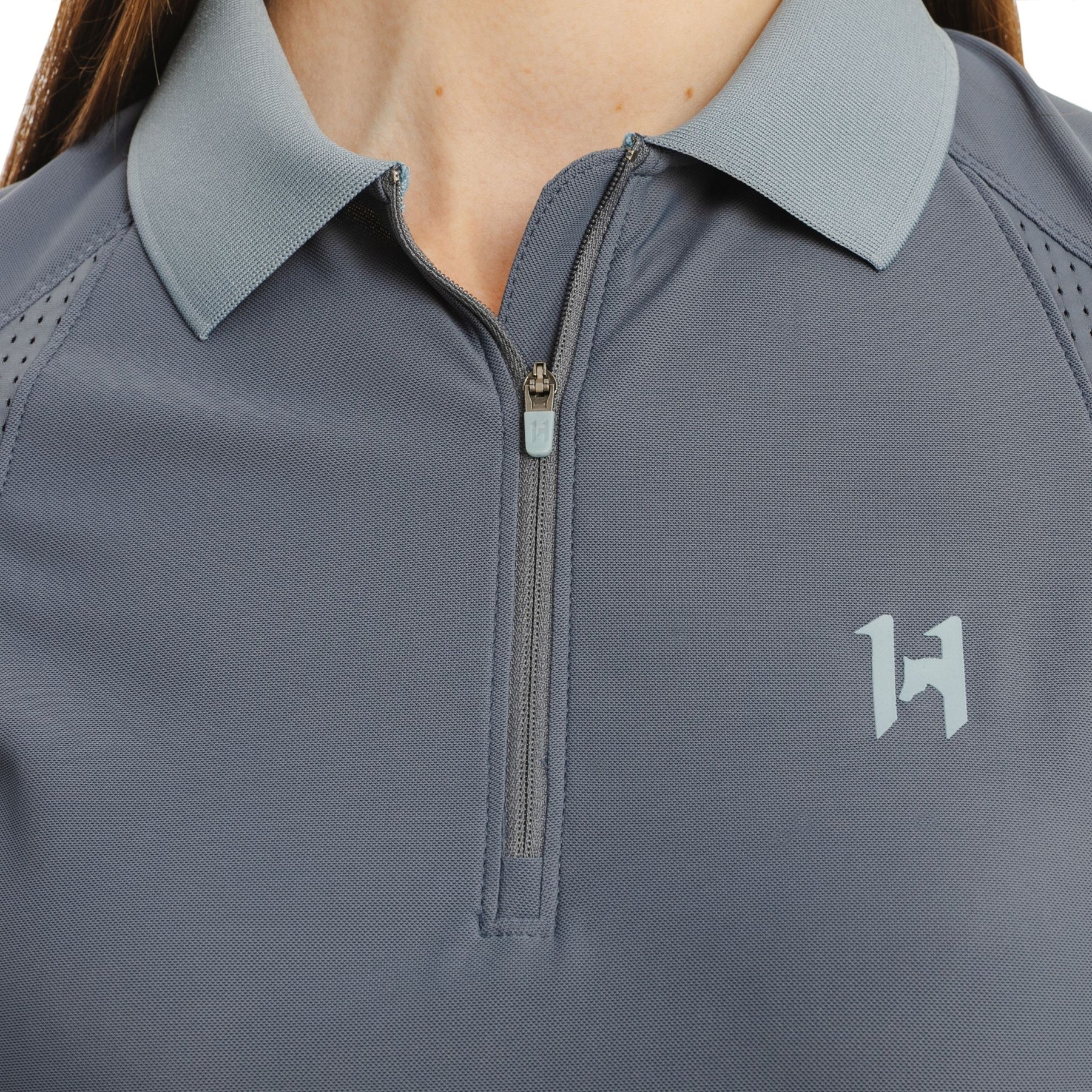 Horseware Women's Tech Polo Shirt in Indigo Orchid