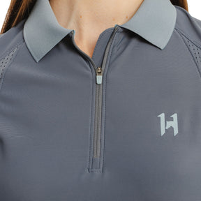 Horseware Women's Tech Polo Shirt in Indigo Orchid