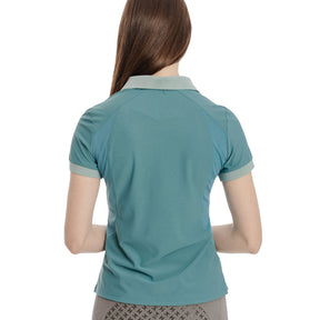 Horseware Women's Tech Polo Shirt in Juniper Green