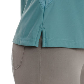Horseware Women's Tech Polo Shirt in Juniper Green