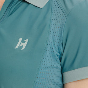Horseware Women's Tech Polo Shirt in Juniper Green