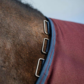 Horseware Amigo Bravo 1200D Plus Turnout Rug in Burgundy/Navy (250g)