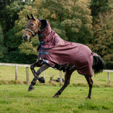 Horseware Amigo Bravo 1200D Plus Turnout Rug in Burgundy/Navy (250g)