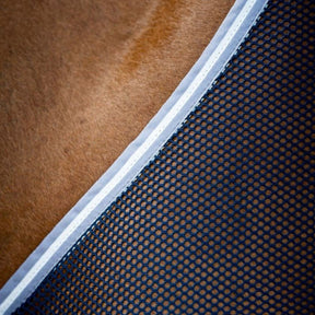 Horseware Amigo Net Cooler in Navy/Titanium Grey & Silver