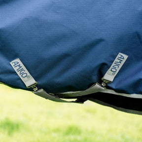 Horseware Amigo Ripstop 900D Plus Turnout Rug in Navy/Titanium Grey (100g)