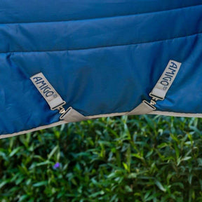 Horseware Amigo Ripstop Insulator Stable Rug in Navy/Titanium Grey (200g)