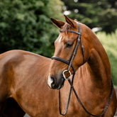 Horseware Hunter Laced Reins in Havana Brown
