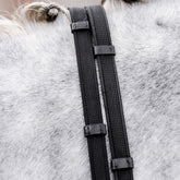Horseware Rubber Grip Continental Reins in Black