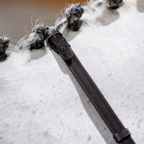 Horseware Rubber Grip Continental Reins in Black
