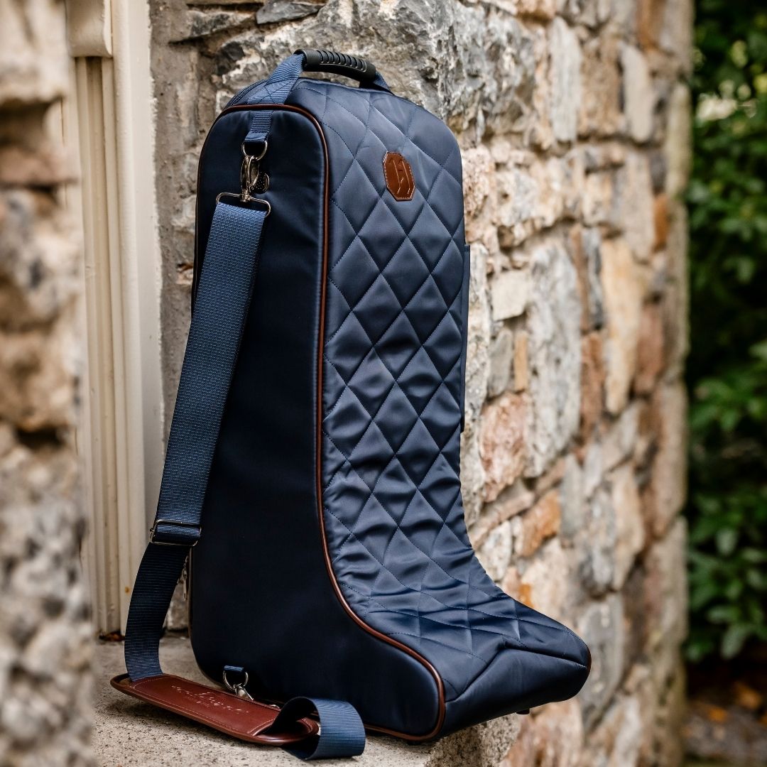 Horseware Signature Boot Bag in Navy