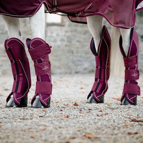 Horseware Signature Travel Boots in Burgundy