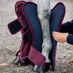 Horseware Signature Travel Boots in Burgundy