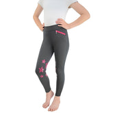 Hyperformance Theodora Tights Grey/Raspbery